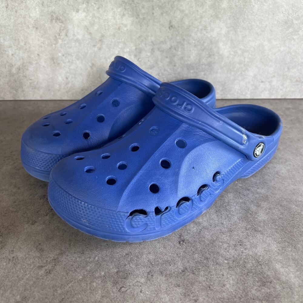 Crocs Classic Clogs cobalt blue women's 9 comfort foam rubber casual water shoes